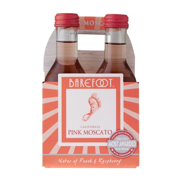 Barefoot-Pink-Moscato-4pack-187Ml